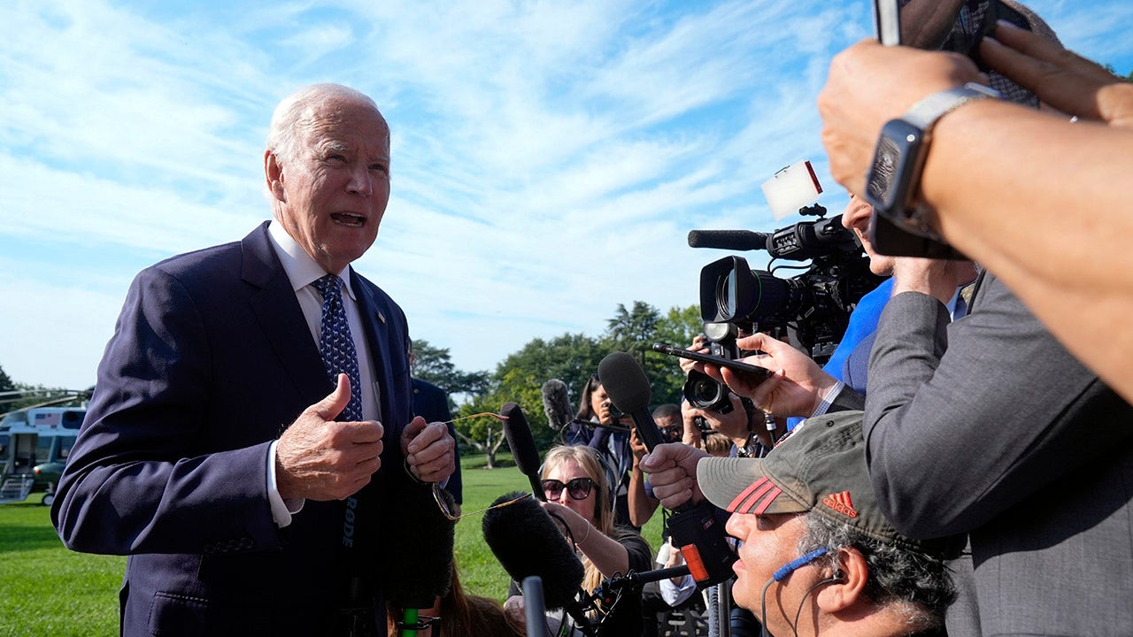 Biden jests about wishing his ancestor had been among the group that overthrew oppressive mine bosses.