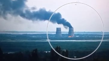 Russia and Ukraine trade accusations over the cause of the fire at the Zaporizhzhia nuclear power plant.