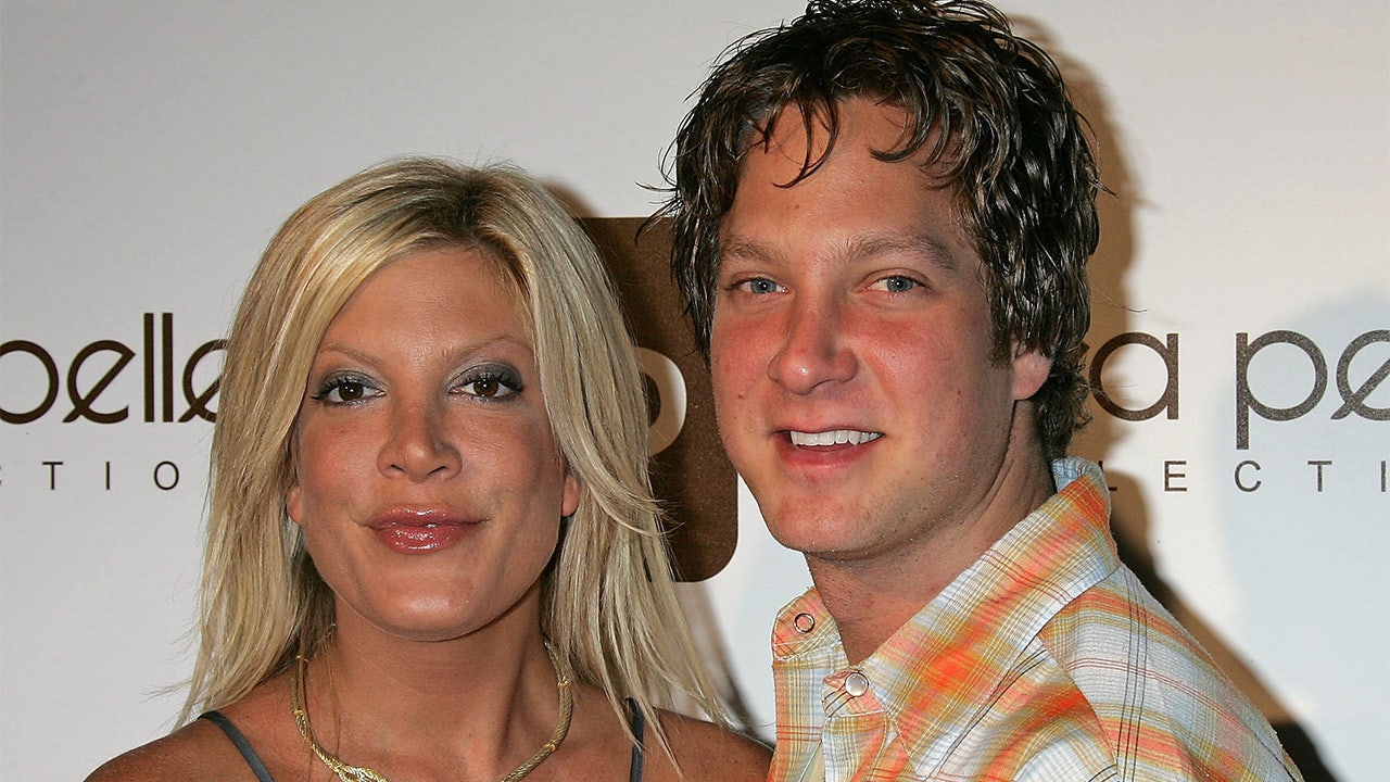 Tori Spelling's brother was once attacked with a letter opener by her.