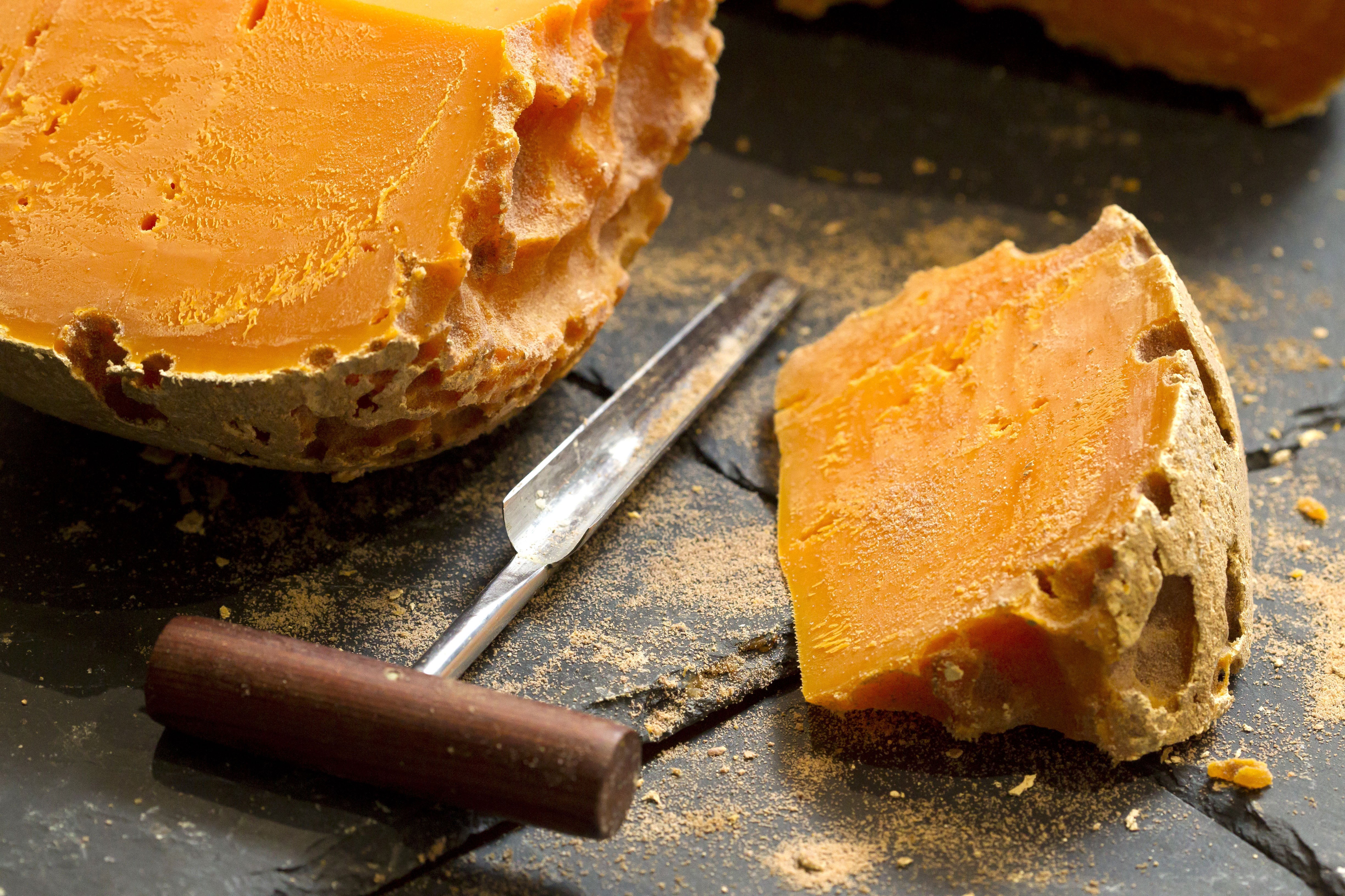 Some cheese production utilizes mites.