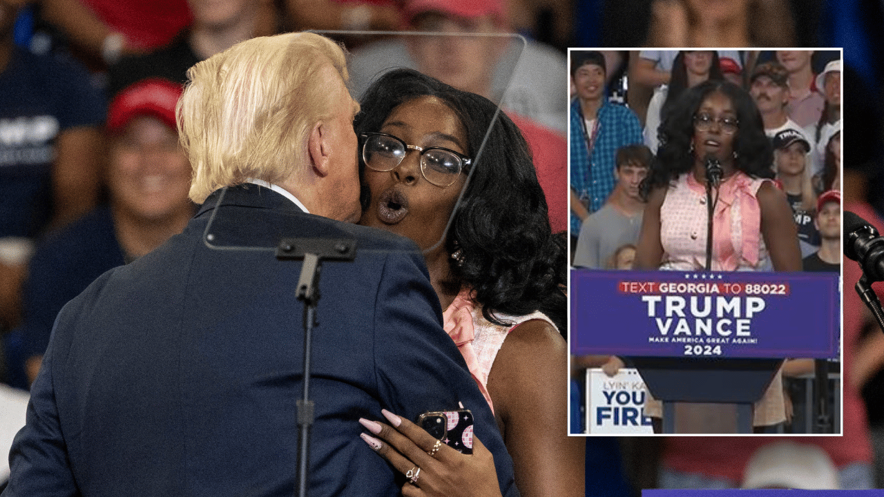 Trump introduces Georgia activist who steals the show at Atlanta rally: 'Incredible'