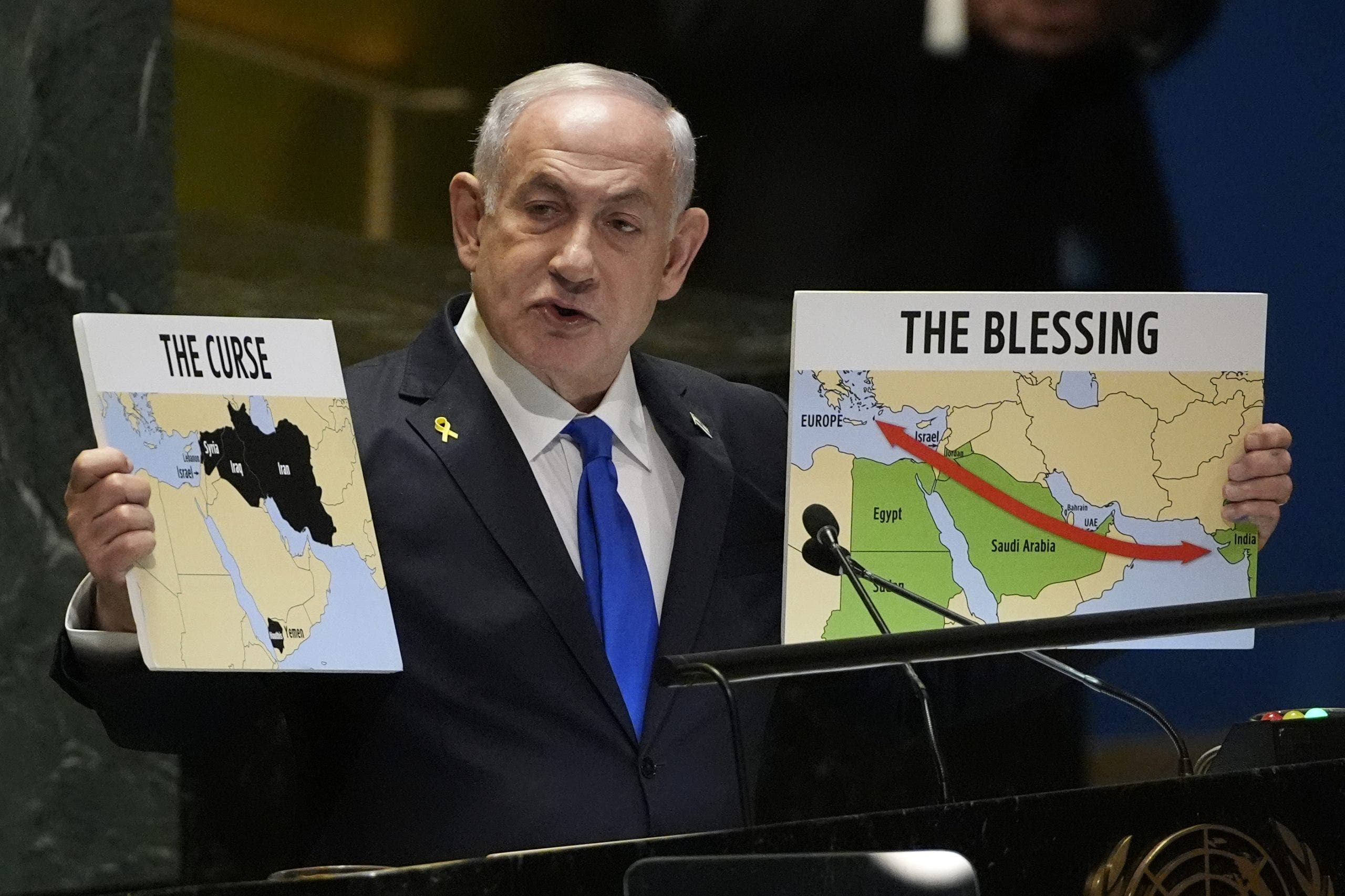Mideast conflicts are a 'blessing or a curse,' Netanyahu warns about Israel's 'long arm.'