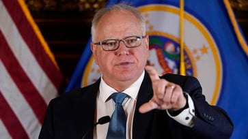 Over a dozen times, a viral montage shows Tim Walz being mistakenly identified as a retired 'command sergeant major.'