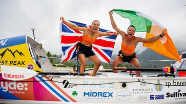 Nine days after successfully rowing across the Pacific Ocean, best friends set a new world record.