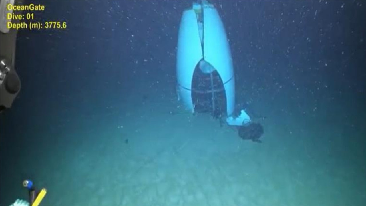 Video footage of Titan submersible's tail cone on ocean floor is haunting.