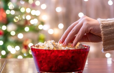 Stress eating during holiday gatherings can be managed with these 5 tips.