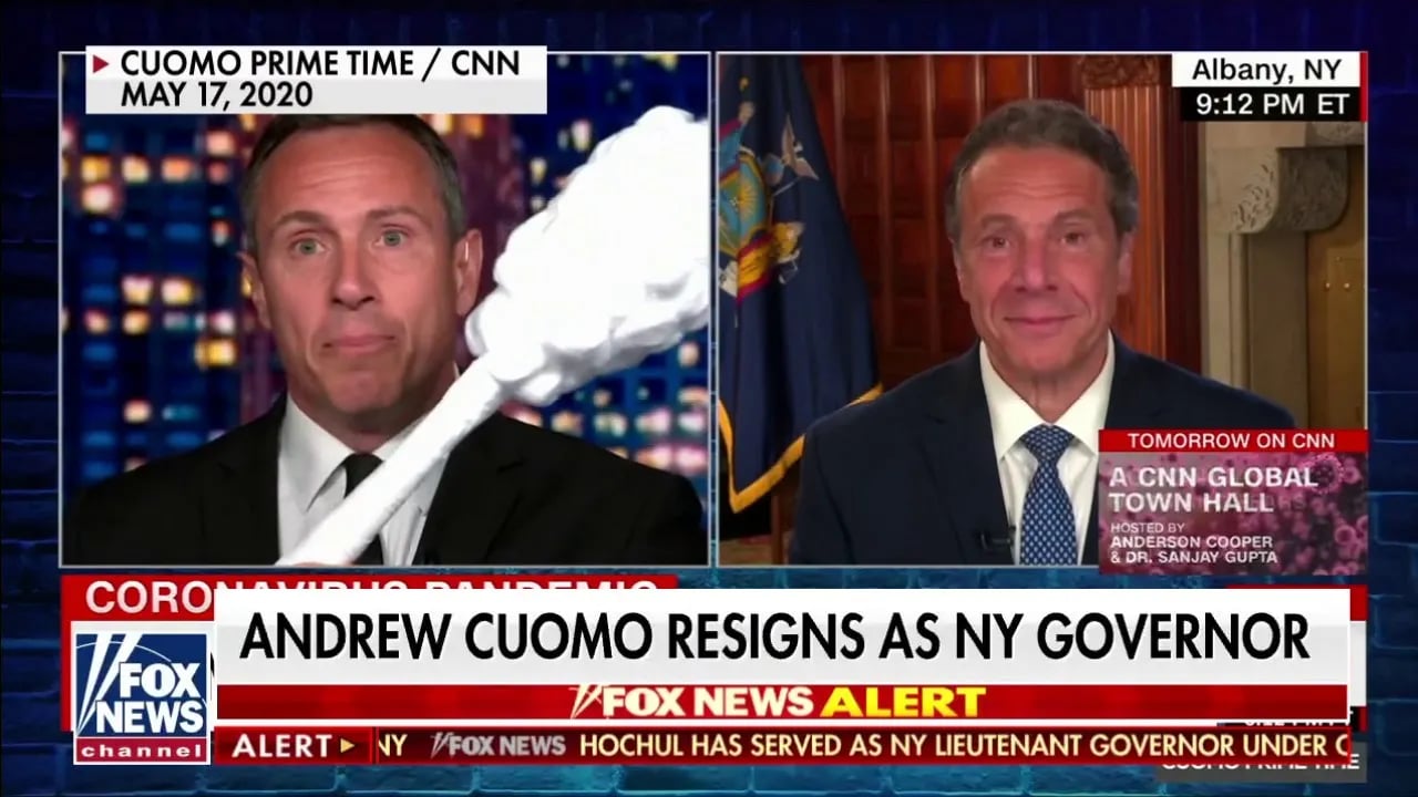 Chris Cuomo reveals he voted for his brother, former NY Gov. Andrew Cuomo, for president, but says, "He didn't win."