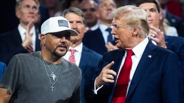 Jason Aldean discusses his thoughts on the inauguration and observes a change in celebrities' views on Trump.