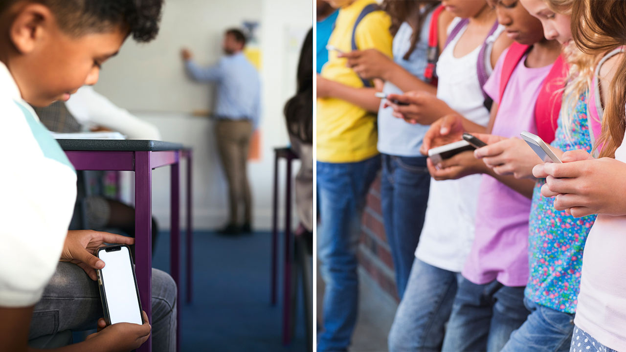 Public school cellphone bans in certain states are implemented, with experts discussing the advantages and disadvantages.