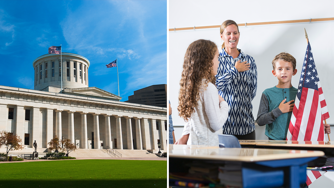 School boards in Ohio would be required to openly disclose their Pledge of Allegiance policies under a proposed bill.