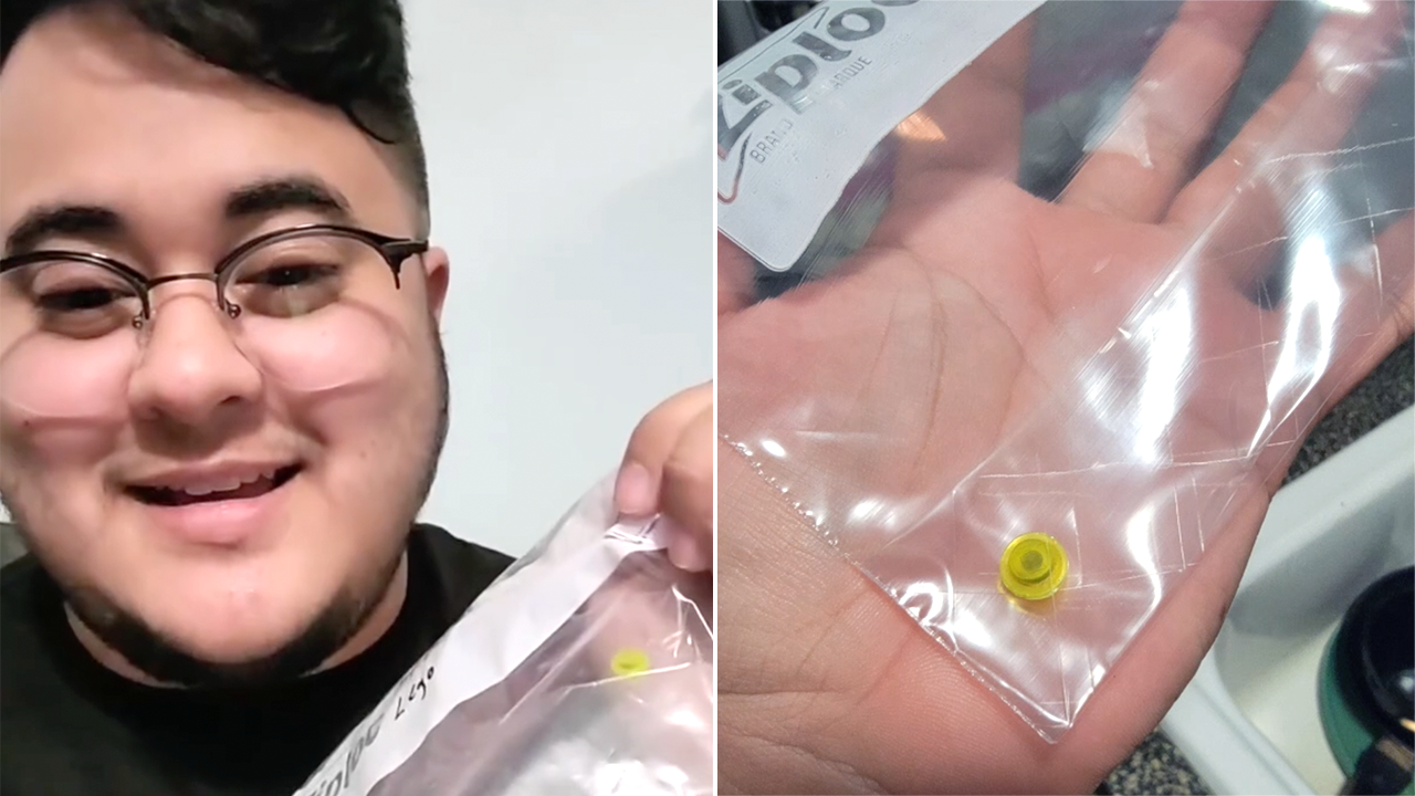 After three decades, an Arizona man finally blows a Lego out of his nose, saying, "I can breathe now."