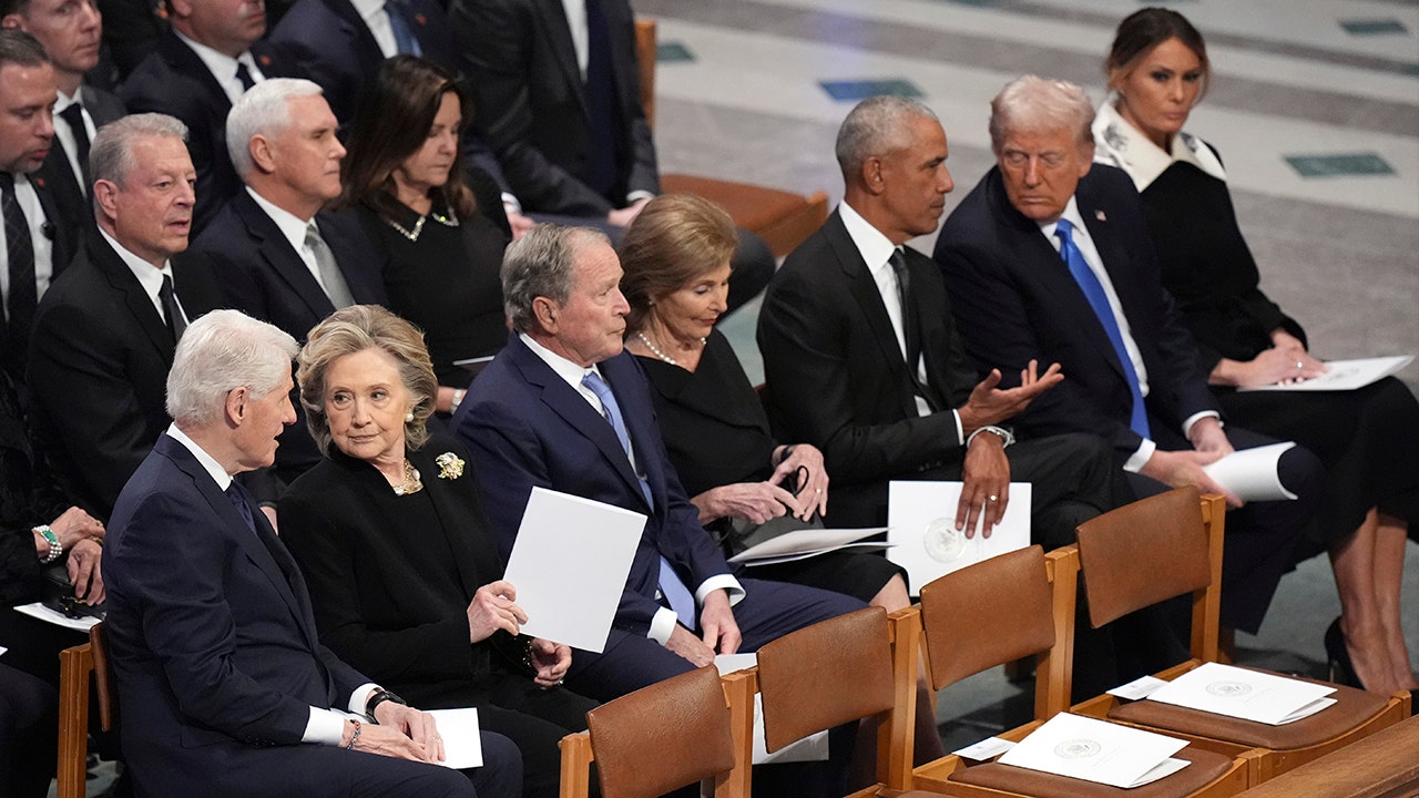 Notable absences at Carter funeral include Michelle Obama and Dick Cheney.