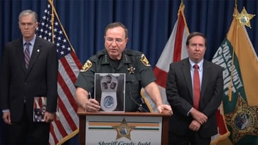 Alleged massive gang check fraud conspiracy dismantled by Florida sheriff.