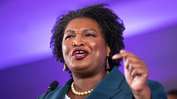 Stacey Abrams disputes the notion that Trump's re-election was a "seismic shift" or "landslide."