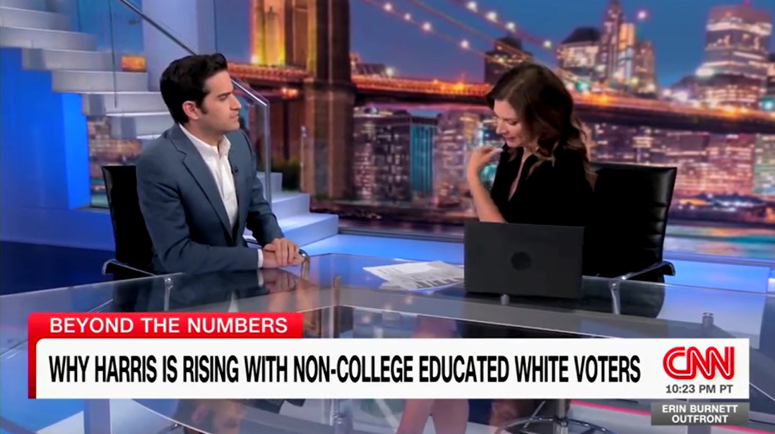 If Harris maintains her lead among White working-class voters, she will secure victory, according to CNN's data expert.