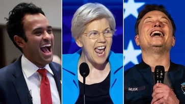 Elizabeth Warren expresses skepticism after Trump appoints Musk and Ramaswamy to DOGE: "Yeah, this seems VERY efficient."