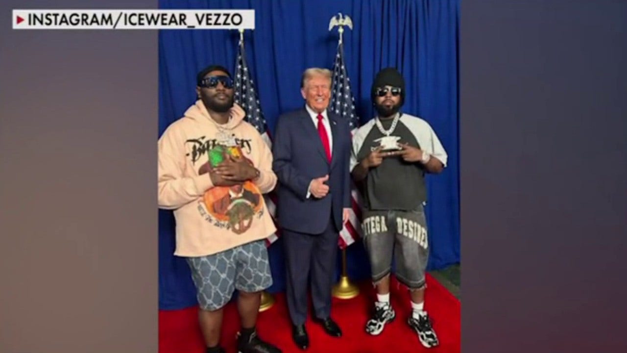 Rapper Icewear Vezzo reveals he is considering voting for Trump and encourages others to ask questions before making a decision.