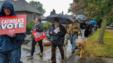 Gretchen Whitmer's house becomes site of 'Rosary Rally' protest following Doritos video controversy