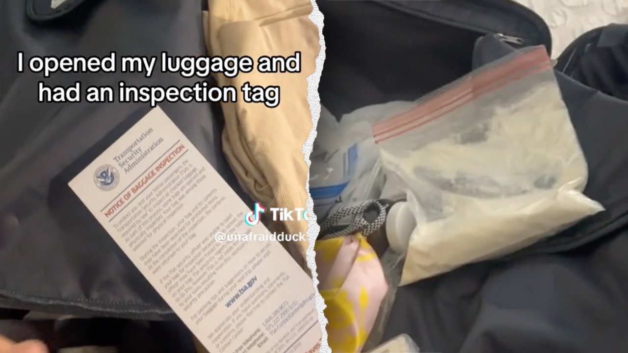 TSA flags airline passenger for leaving unknown substance in luggage.