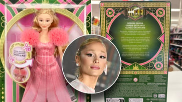 Mattel's 'Wicked' movie dolls come with an adult website on their packaging.