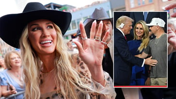 Brittany Aldean predicts that Trump will bring positive changes to America, stating that "the tide is turning."