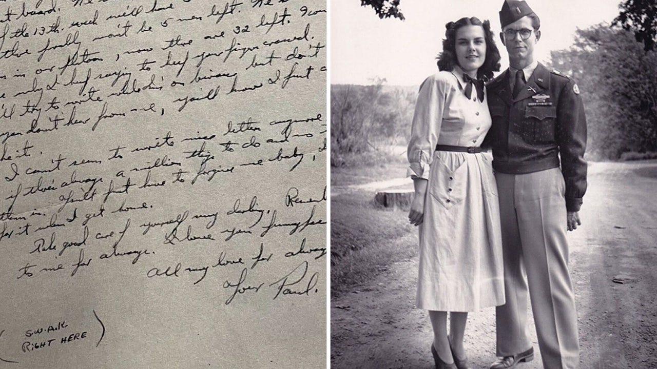 New book unveils World War II love letters, revealing a passionate young man's love story.
