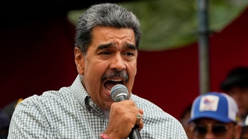 The Biden administration imposes sanctions on Venezuelan President Maduro's associates.