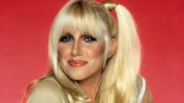 Suzanne Somers, star of 'Three's Company,' and her husband once had a tumultuous relationship but their love prevailed.