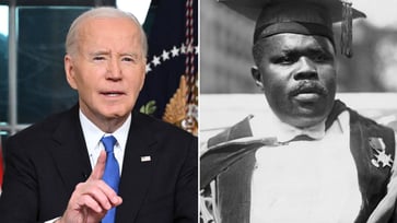 Biden grants pardons to four individuals, including late Black activist Marcus Garvey.