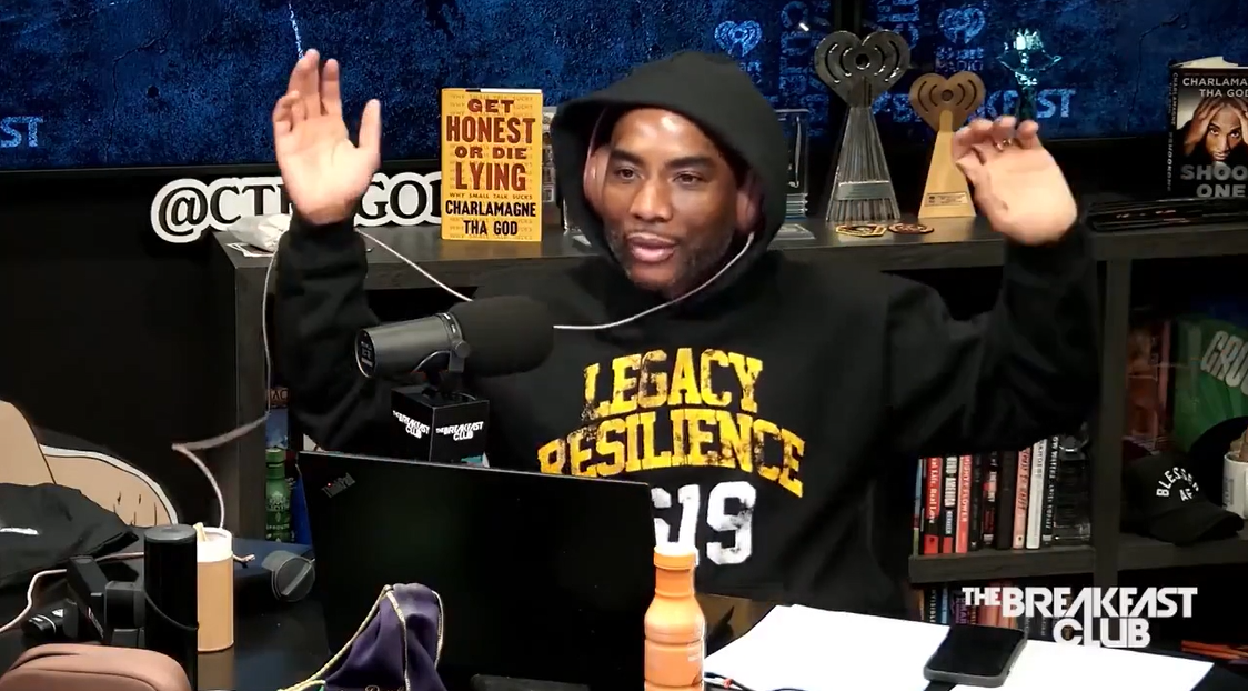 Following Trump's White House visit, Charlamagne queries how Biden shifted from being viewed as a "threat to democracy" to being warmly welcomed back.