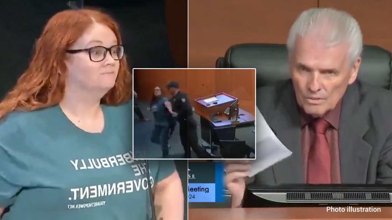 A mother was taken into custody at an Arizona council meeting for speaking out against city policies while her 10-year-old daughter looked on.