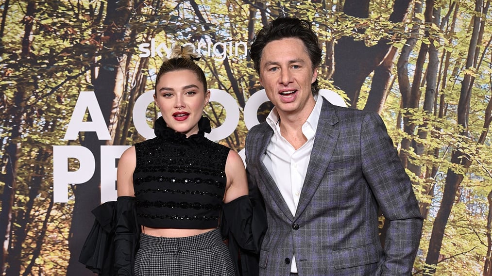 Florence Pugh defended her age gap romance with Zach Braff against "nasty" trolls.