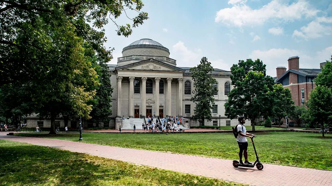 The new school at UNC Chapel Hill is celebrated as a beacon of open dialogue and the exchange of diverse perspectives.