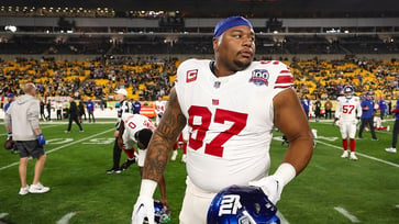 Dexter Lawrence, a player on the Giants team, experiences a dislocated elbow, adding to the team's ongoing misery during their season.