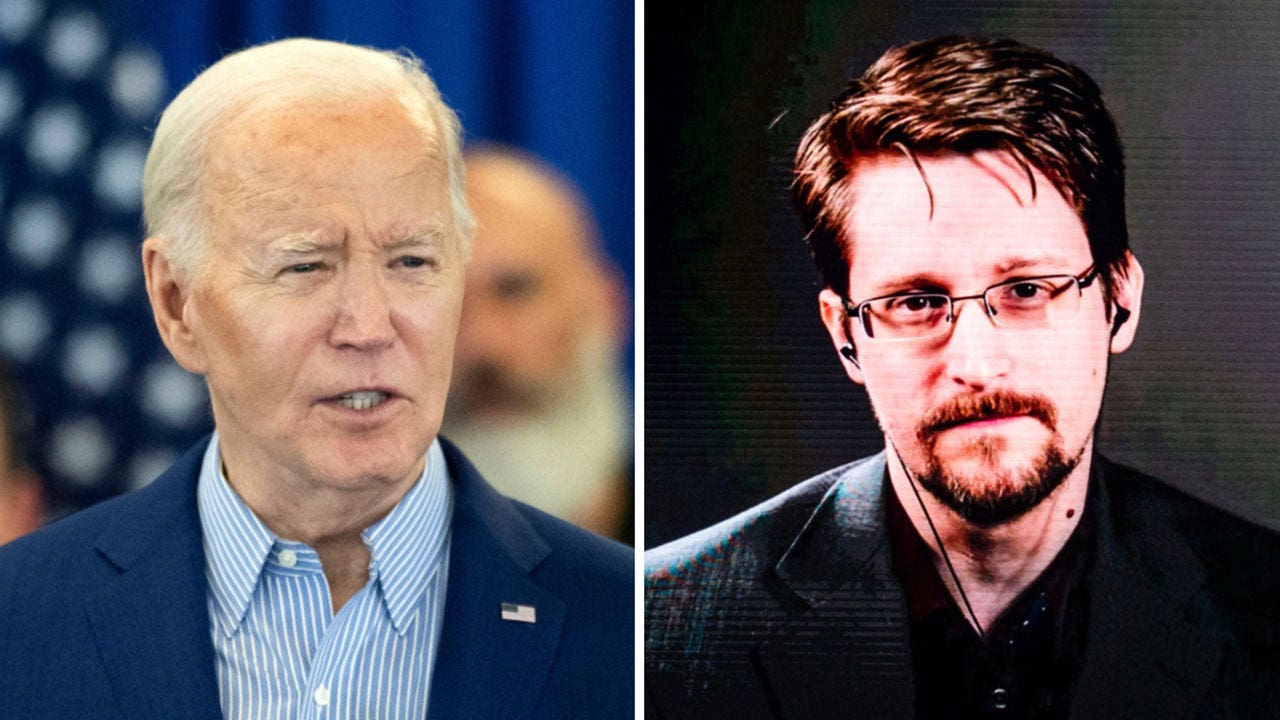 Biden urged to veto FISA renewal following Senate vote, as per Snowden's request.