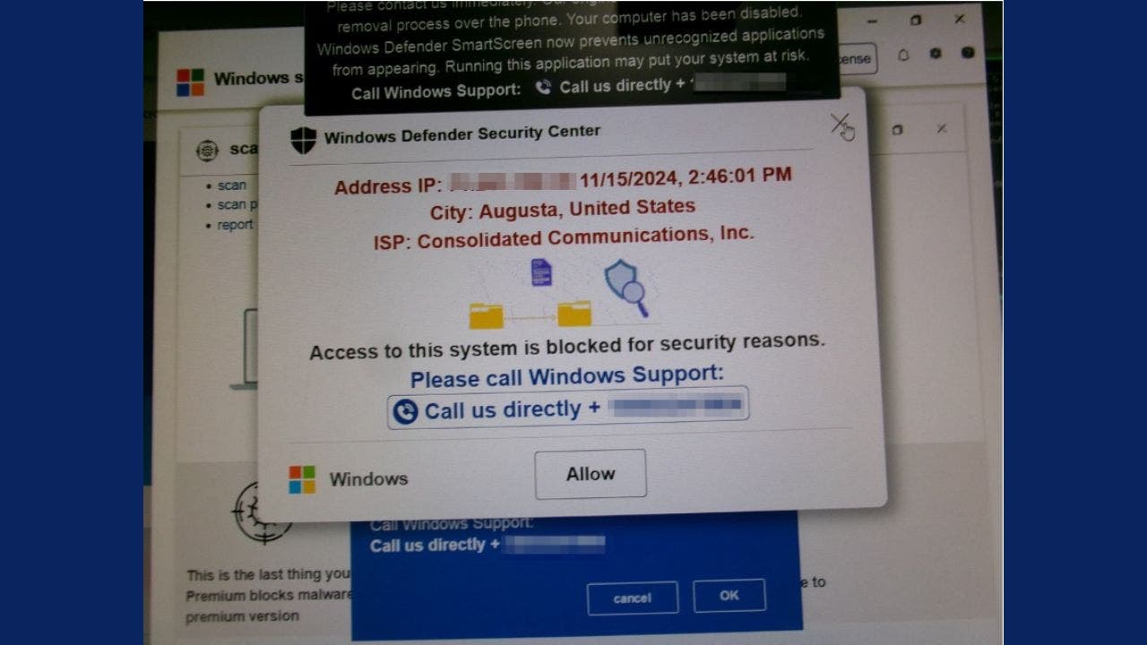 How to safeguard your computer from fraudulent Windows Defender Security Center notifications