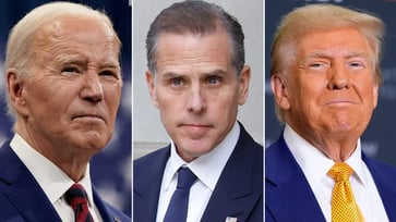 Biden and Trump criticize the DOJ after Trump pardons Hunter.