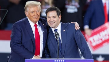 Trump selects Marco Rubio for the role of Secretary of State.