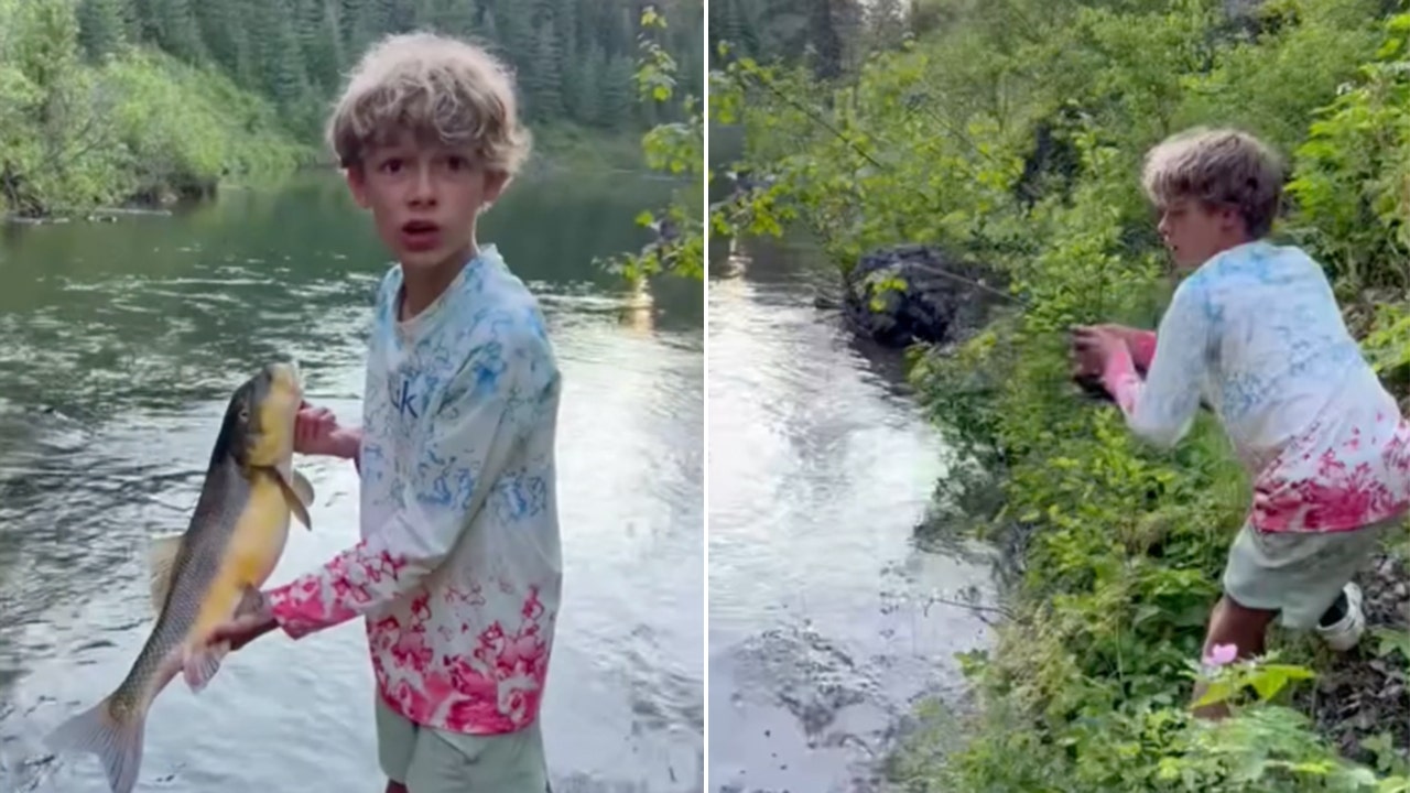 A 12-year-old boy from Montana is in shock after catching a record-breaking fish: "I can't believe it!"