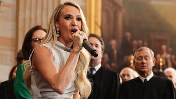 Carrie Underwood successfully performs at Trump inauguration despite earlier musical error.