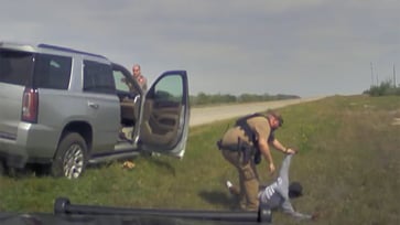 Video evidence reveals a Texas National Guardsman's arrest for suspected migrant smuggling.