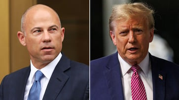 Michael Avenatti claims Trump is being targeted in the hush money case and portrays him as a victim of the system.