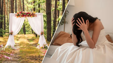 Bride walks herself down wedding aisle after mom's tardiness: 'Invitation stated 2pm'