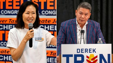 The California House race has narrowed to a slight lead for Democrats after a week of vote counting.