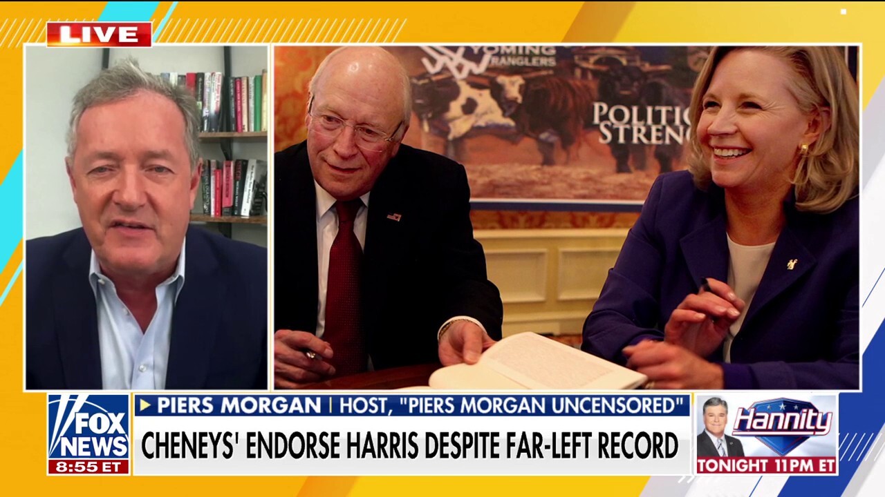 Piers Morgan criticizes liberals' reaction to Dick Cheney endorsing Harris: "Absolutely ludicrous"