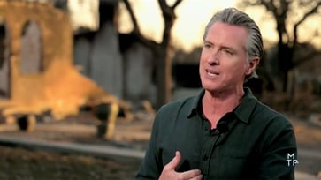 Gov. Newsom faced criticism on social media following interviews about the ongoing wildfires.