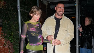 Taylor Swift's boyfriend Travis Kelce is unbothered by being referred to as arm candy: "It's part of the job."