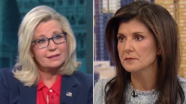 Liz Cheney criticizes Nikki Haley for supporting Trump, and Haley responds, "This is about America."