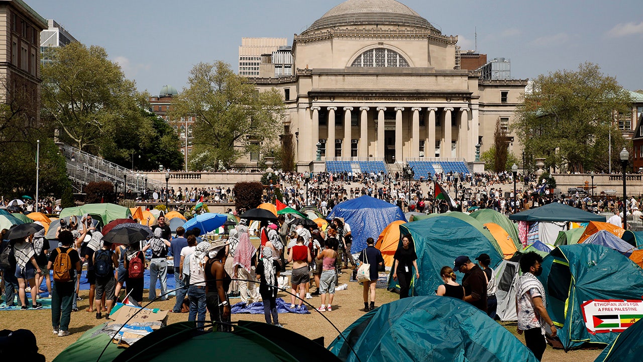 After 'antisemitic tropes' discovered in text messages, three Columbia University administrators step down.