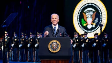 Biden expresses gratitude to military personnel for their 'fortitude' and 'honesty' during challenging circumstances in his farewell address.